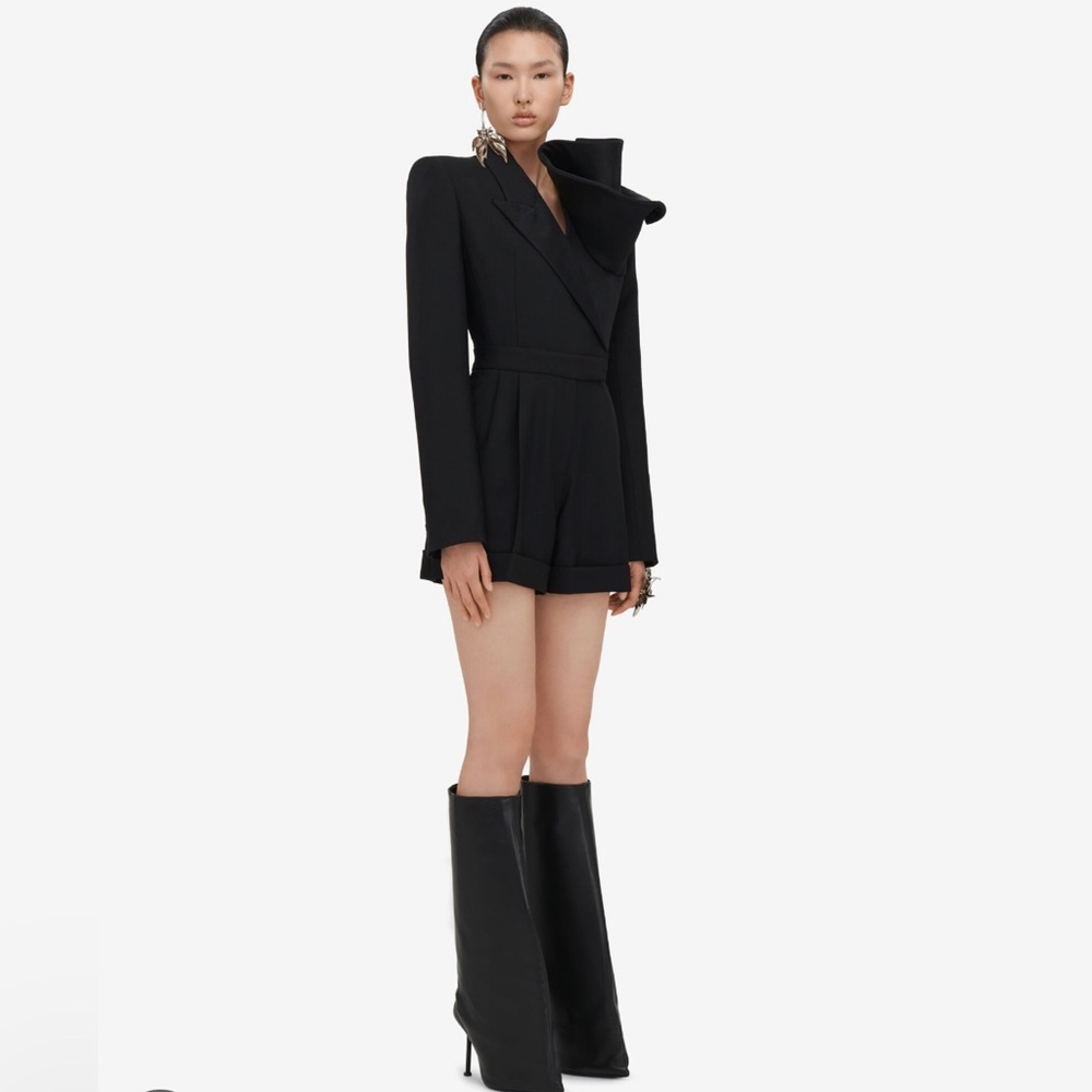 Alexander McQueen Slash Flare Boots